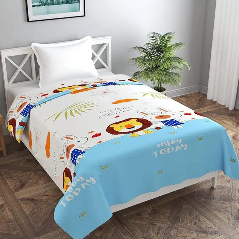 Roar-tastic Nights Kids' Cotton Duvet Cover - 210 TC media 1
