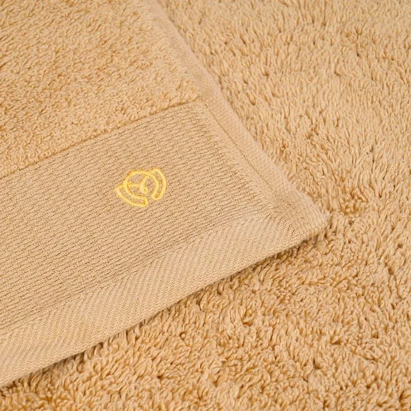 Micro Cotton Soft Serenity Solid Face Towel (Buff) - Set Of Four media 4
