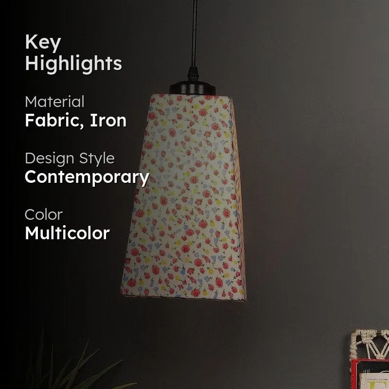 Kaleidoscope Asymmetrical Fabric Ceiling Lamp media 2