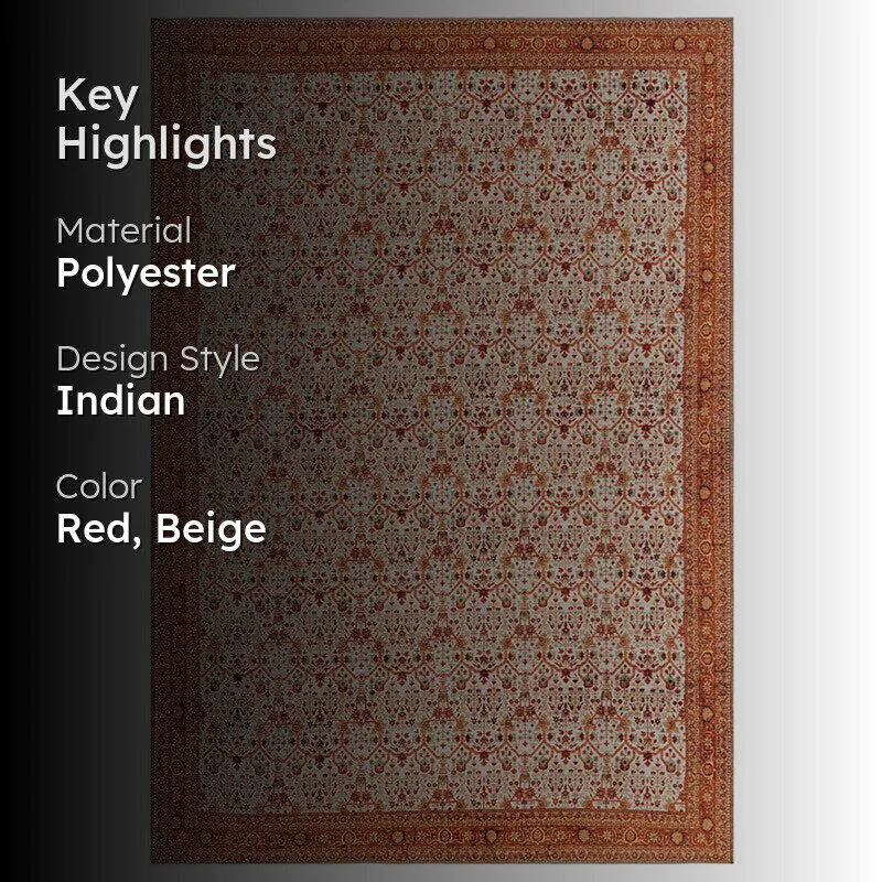 Sadie Ethnic Carpet - Rust media 2