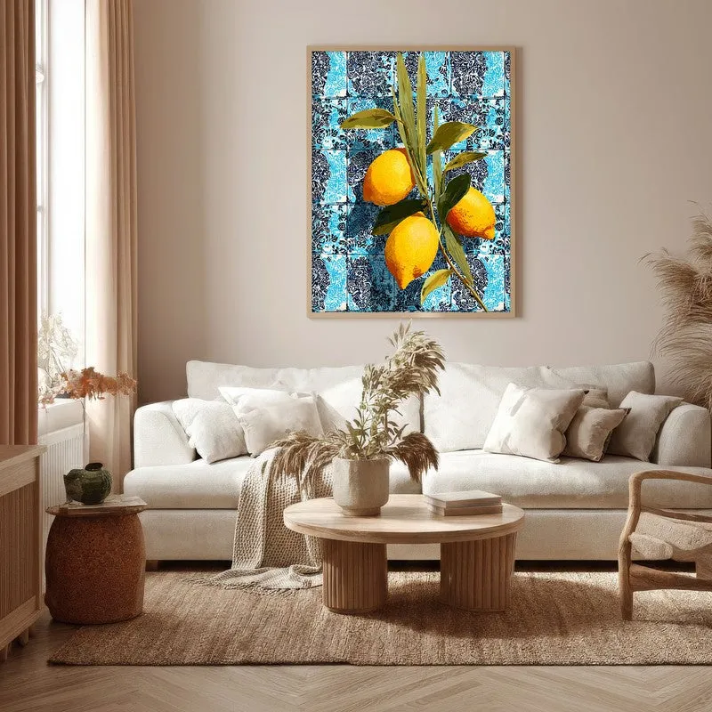 Vitamin Glow Canvas Wall Painting - Brown Frame media 5