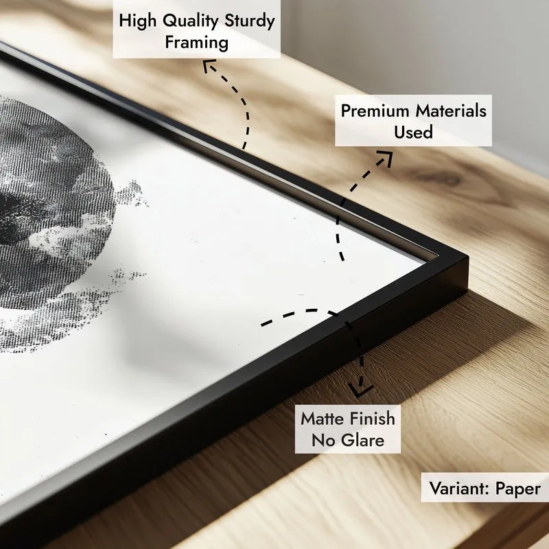 Buddha Zen Art Wall Painting With Black Frame media 8