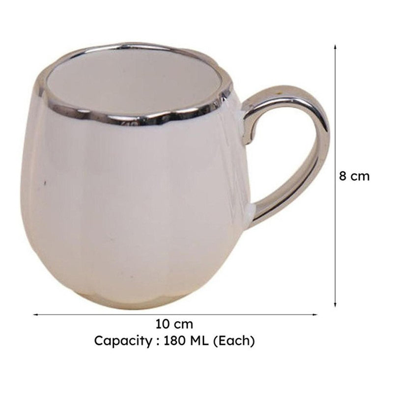 Magina Porcelain Tea Cup (180 mL Each) - Set of Seven media 7