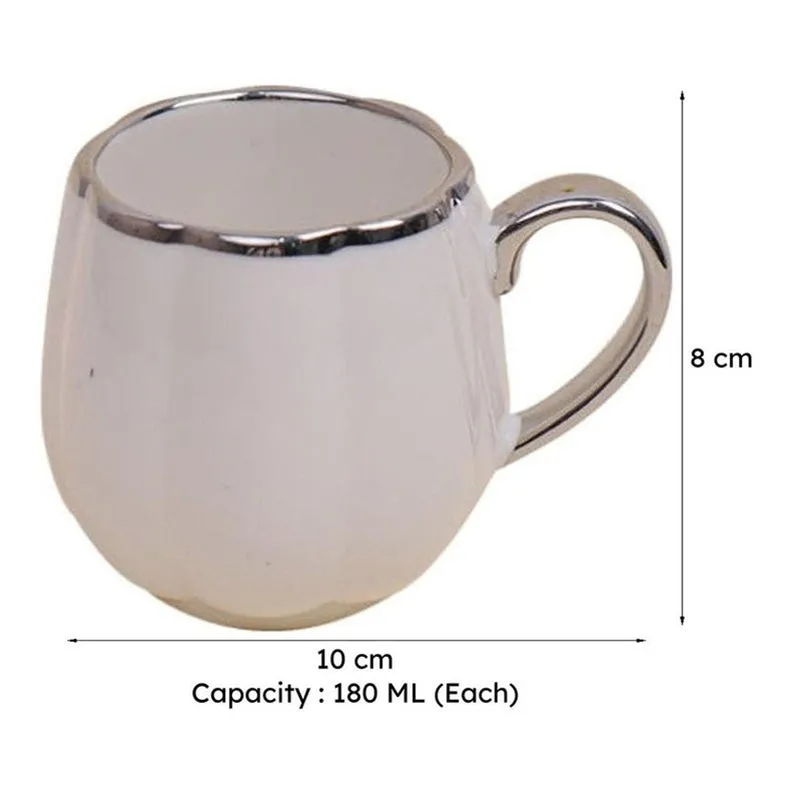 Magina Porcelain Tea Cup (180 mL Each) - Set of Seven media 7