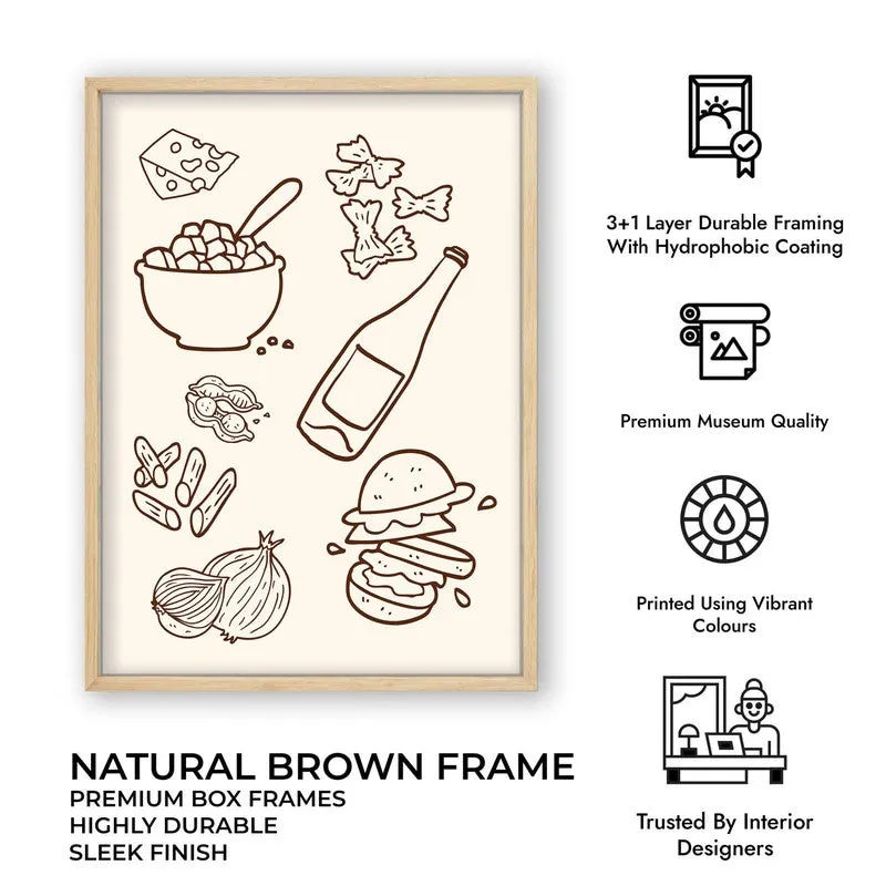 Soft Serve Archival Canvas Wall Art - Brown media 10