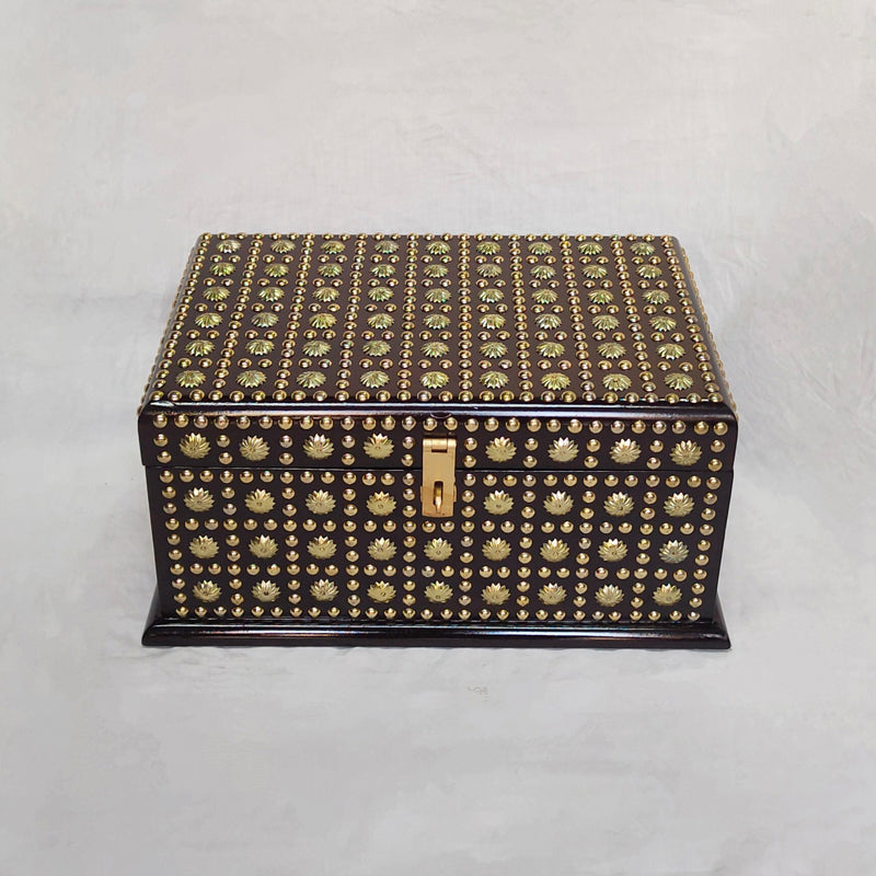 Vaira Decorative Wood Jewel Box - Black media 3