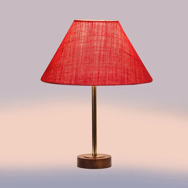 Sienna II Rodin Wooden Table Lamp - Pink,Gold,Brown media 5