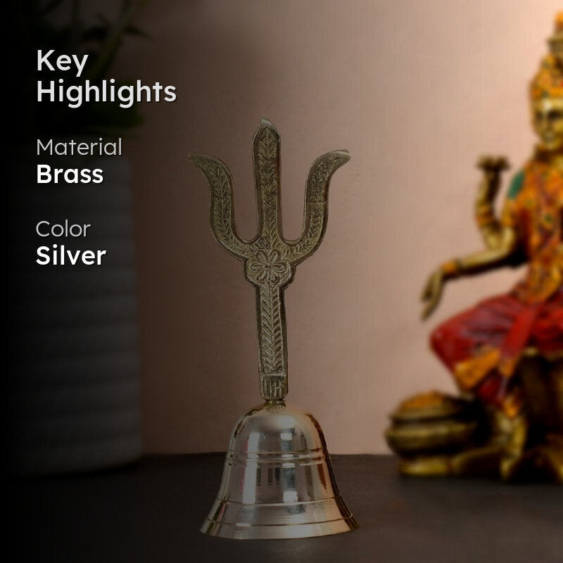 Trishool Brass Pooja Bell media 2
