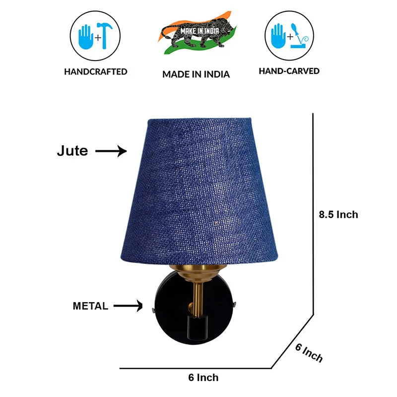 Aquilon Jute Wall Lamp - Blue media 6