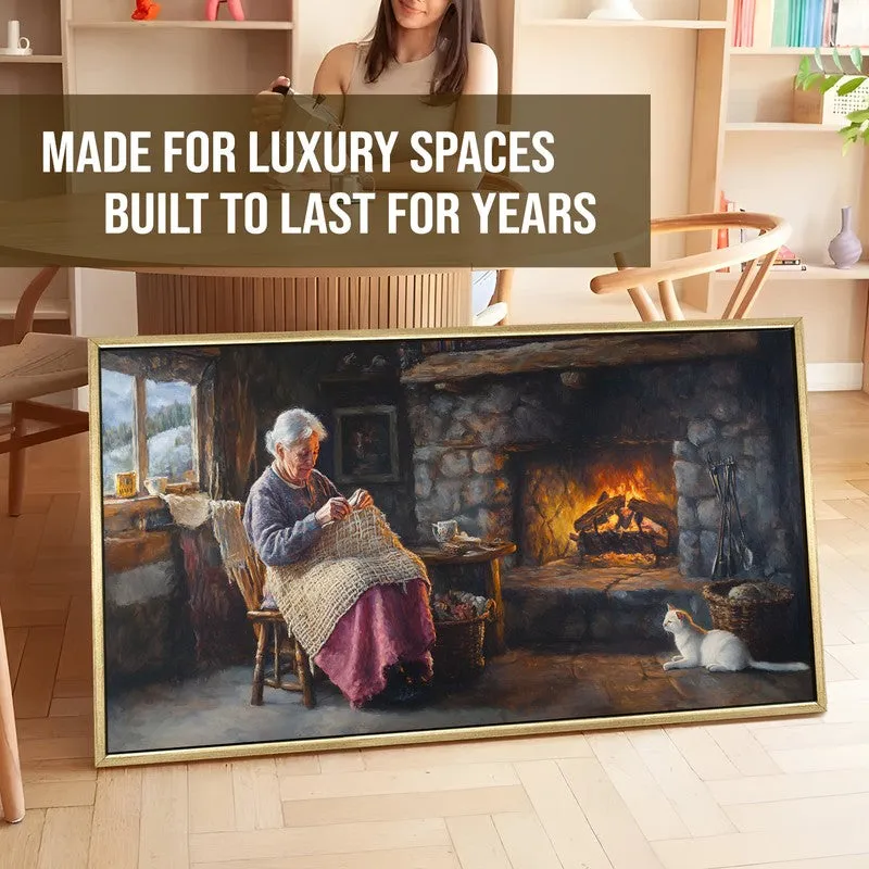 Hushfire Canvas Wall Painting With Frame media 5