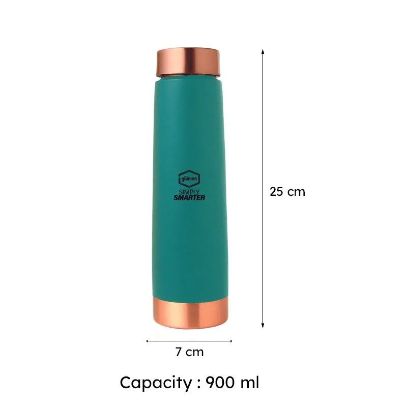 Lexo Copper Water Bottle (Teal) - 950 mL media 6