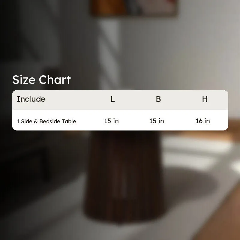 UrbanNest Mango Wood Side & Bedside Tables - Brown media 10