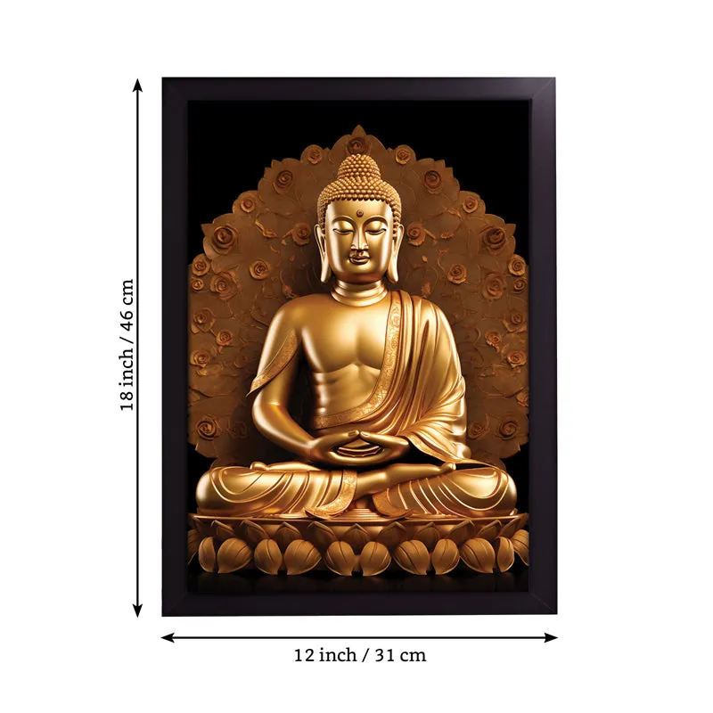 Seraphic Vision Buddha Wall Painting media 5