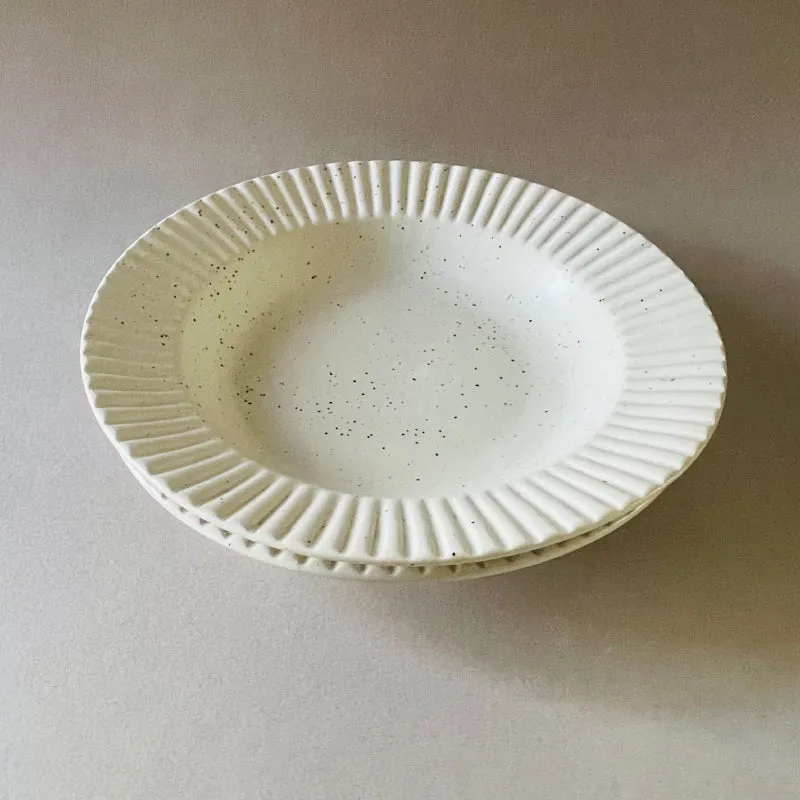 Raisel Pasta Plate (White) - Set of Two media 5