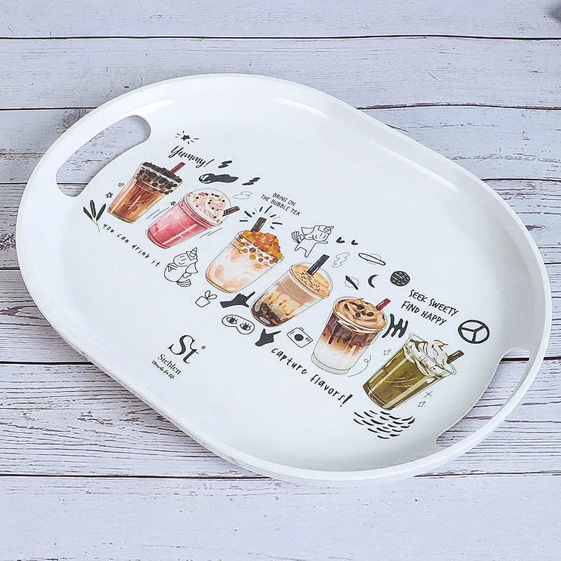 Boba Party Melamine Serving Tray media 3