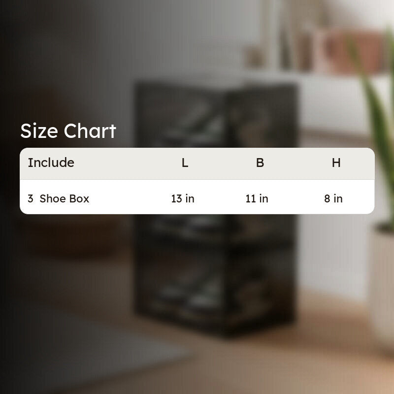 Pair Keep Shoe Rack (Black) - Set Of Three media 9