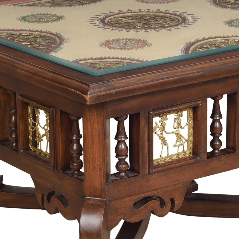 Vaari Teak Wood Center Table media 5