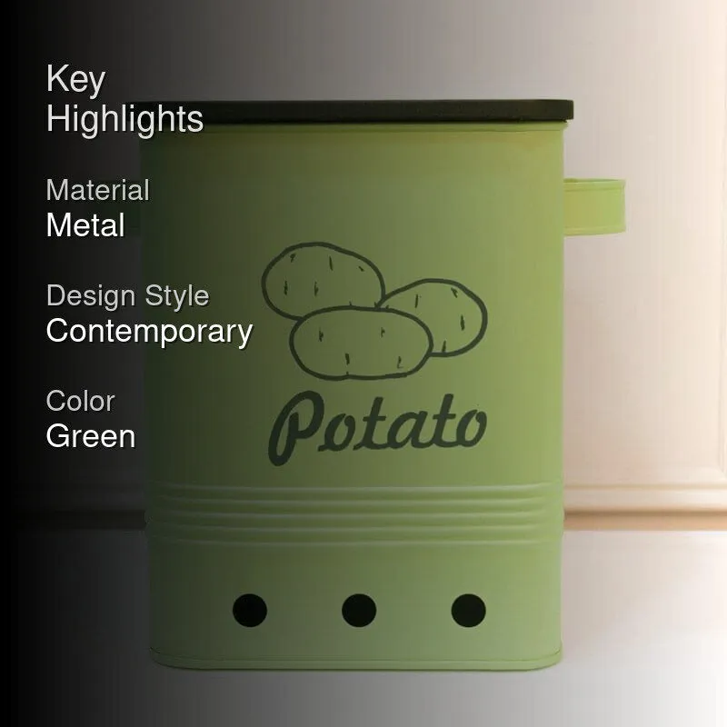 Ferrous Fun Potato Storage Box (15 L) - Green media 2