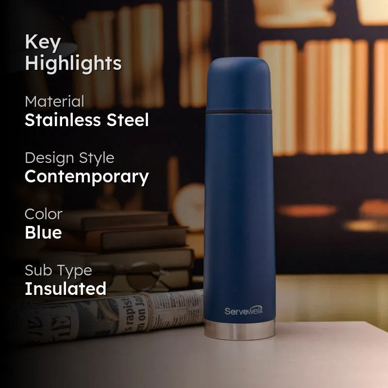 Cobalt Glow Insulated Flask - 1000 mL media 2