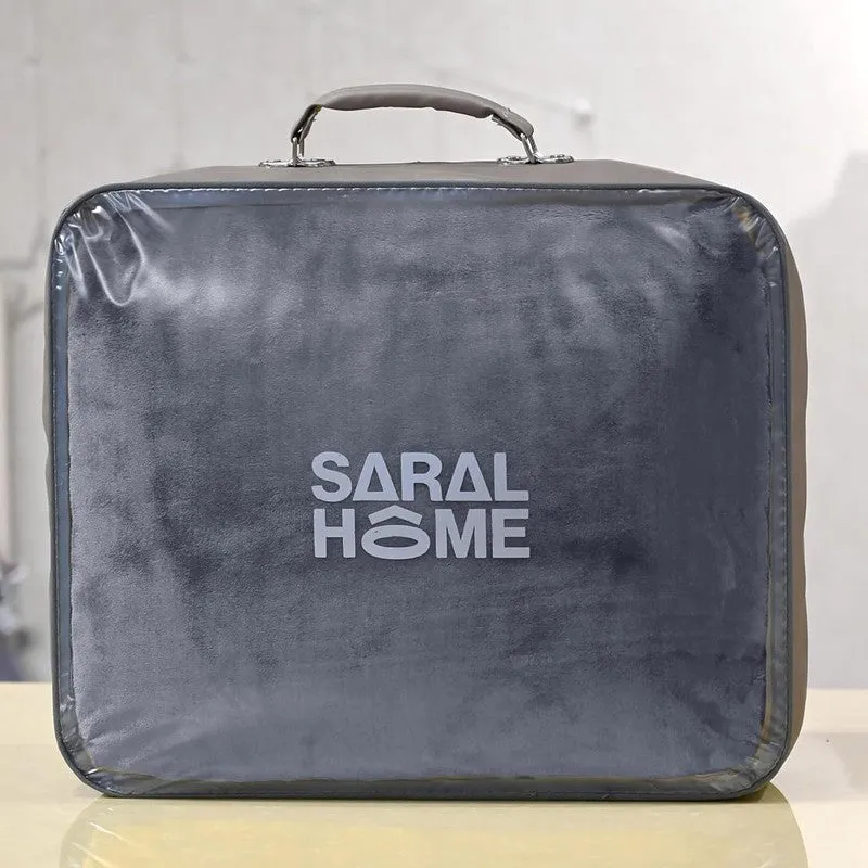 Sarva Polyester Solid Blanket - Grey media 6