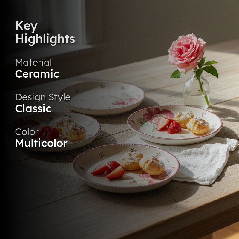 Zeroni Quarter Plate (Ceramic) - Set Of Four media 2
