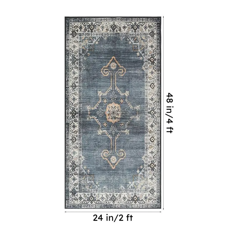 Zarmin Velvet Rectangle Anti-Skid Carpet media 8