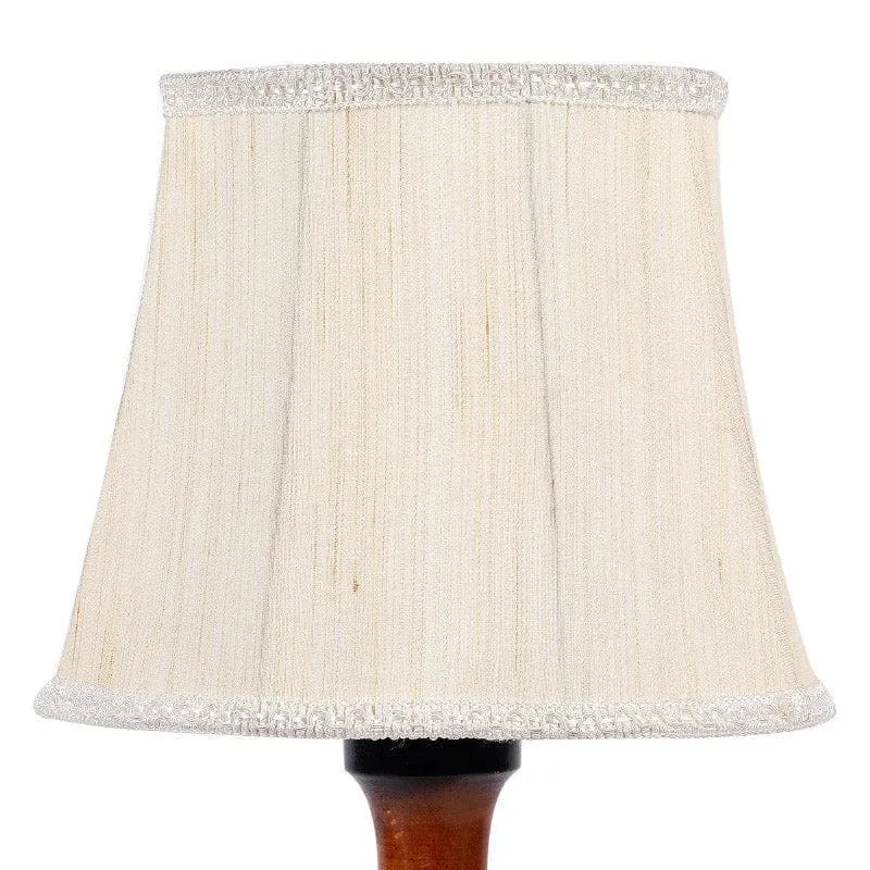 Roda Troton Fabric Table Lamp - White,Brown media 5
