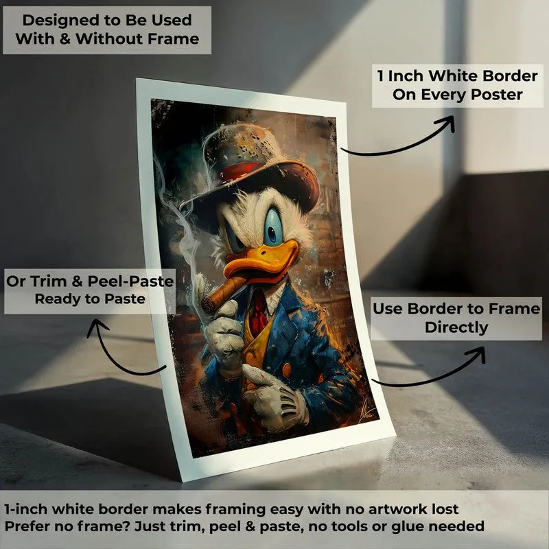 Dapper Duck Detective Wall Poster media 10