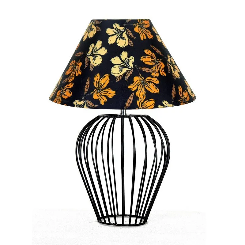 EarthAura Rustic Desk Metal Table Lamp - Multicolor media 3