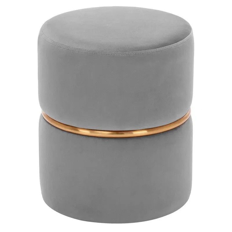 Zyvra Softin Ottoman - Grey media 4