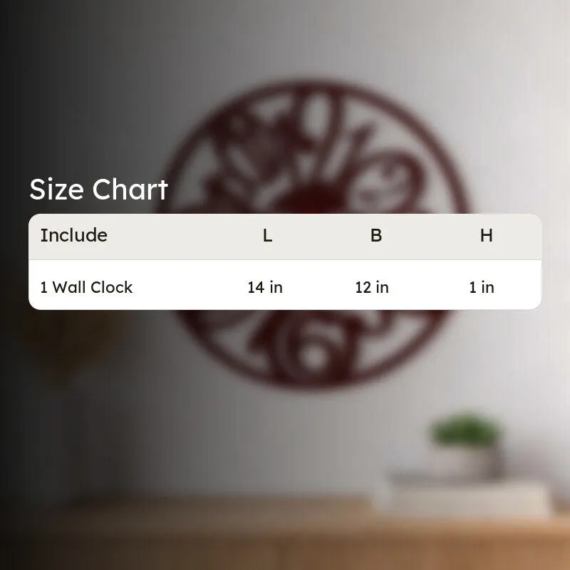 Ring Number Dial Wooden Wall Clock media 7
