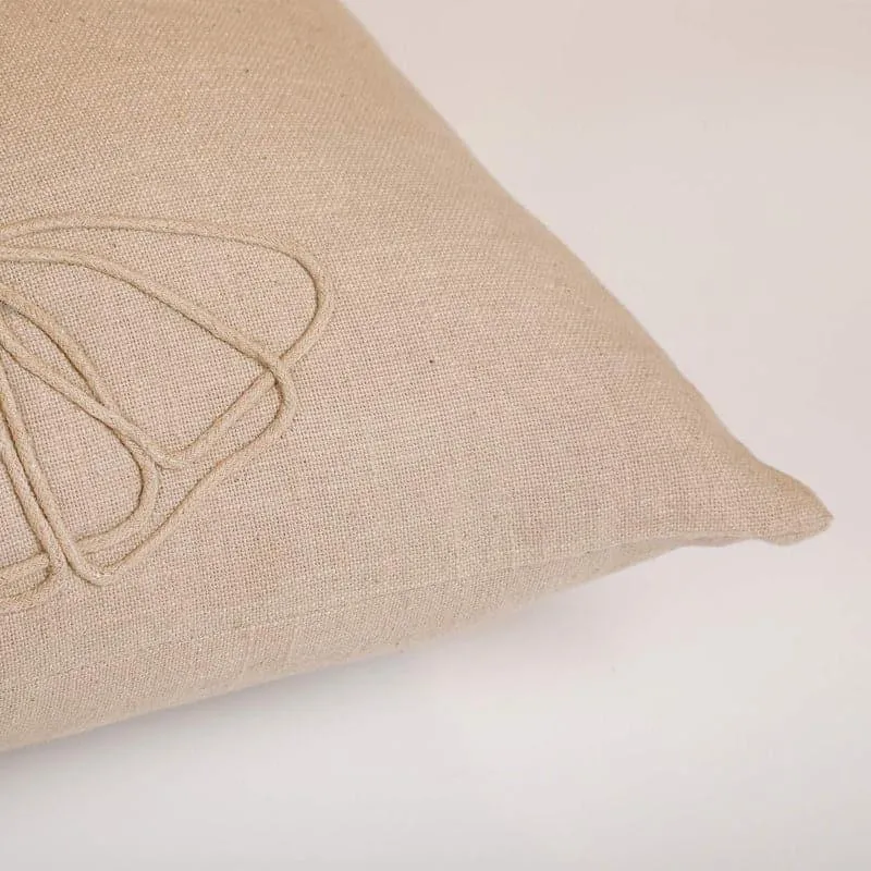 Flora Treav Embroidered Cushion Cover media 3