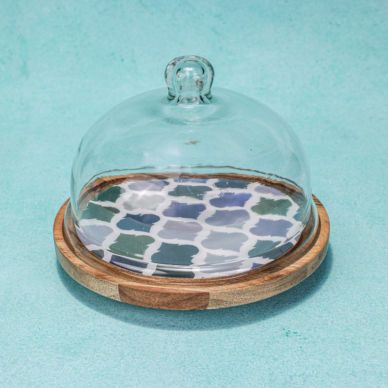 Opal Cake Stand With Dome image 4