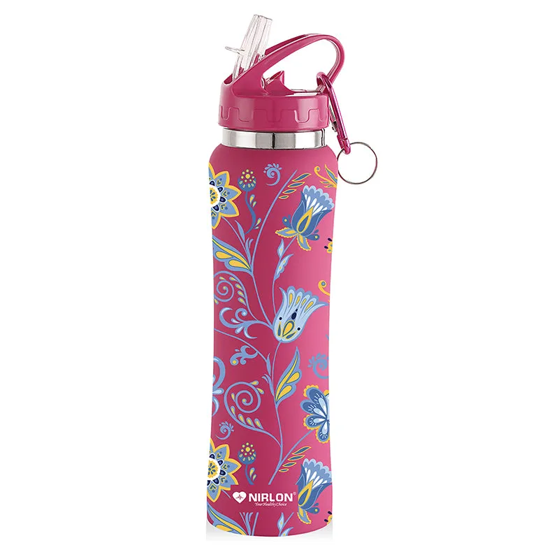 Mosa Floral Sipper Water Bottle - 750 mL media 1