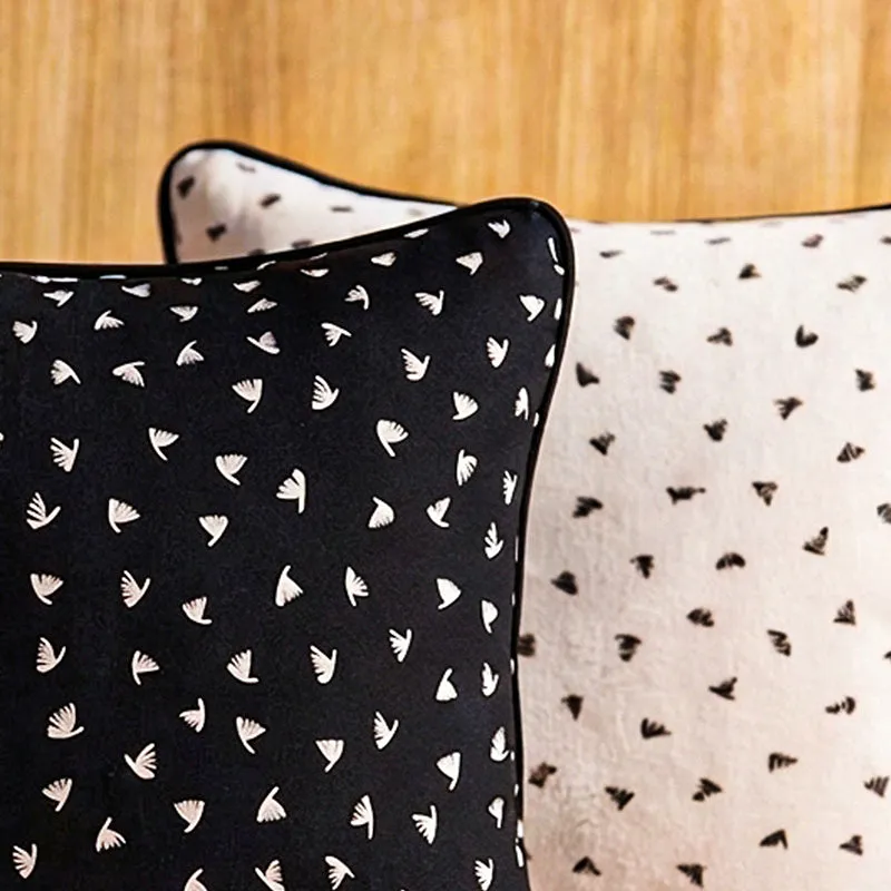 Swayam Viola Printed Cotton Cushion Cover - Set of Two media 3