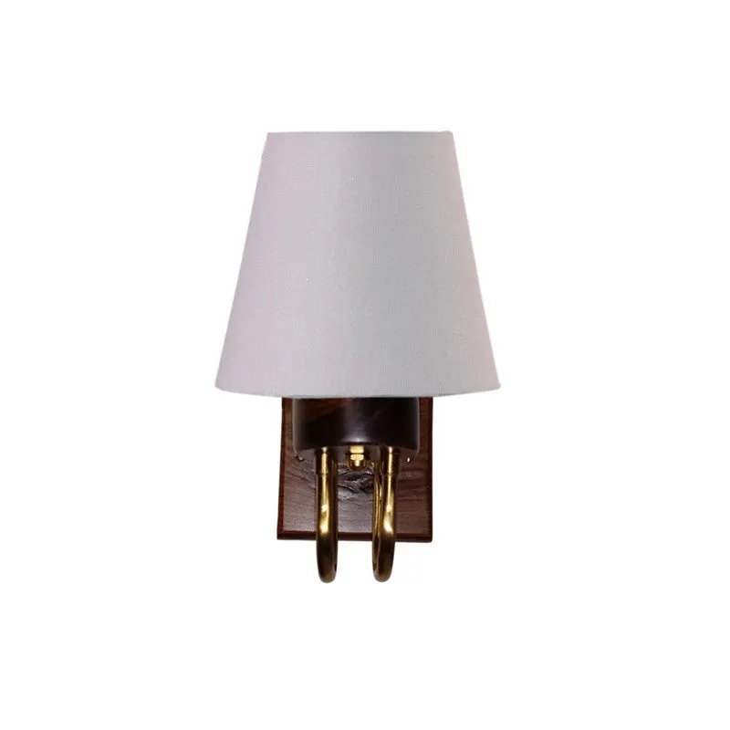 Gilded Arch Decorative Cotton Wall Lamp - Grey media 3