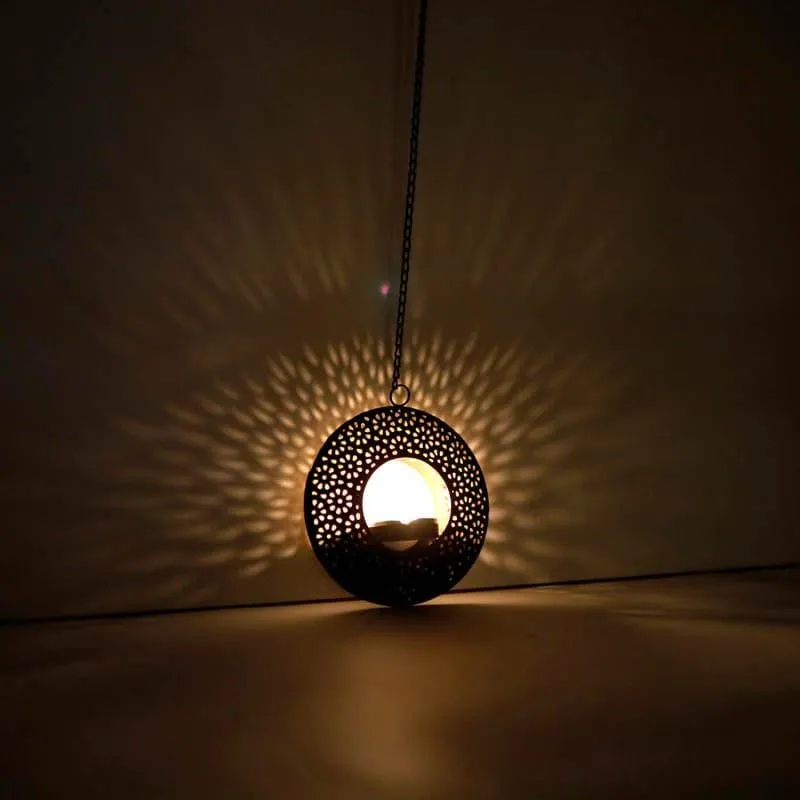 Wall Hanging Jali Tealight Holder media 1