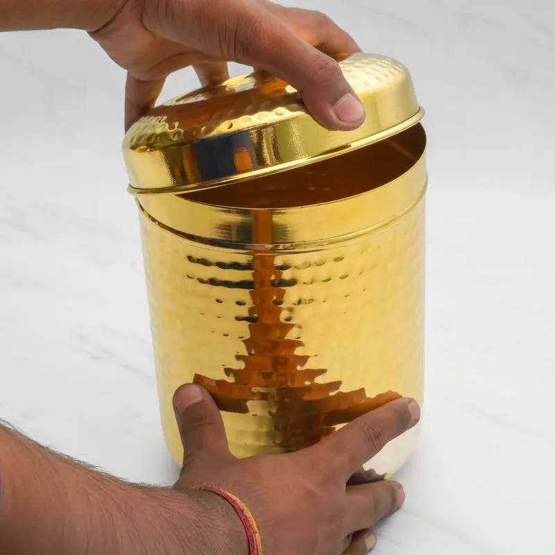 PureForm Gold Brass Container - 3500 mL media 4