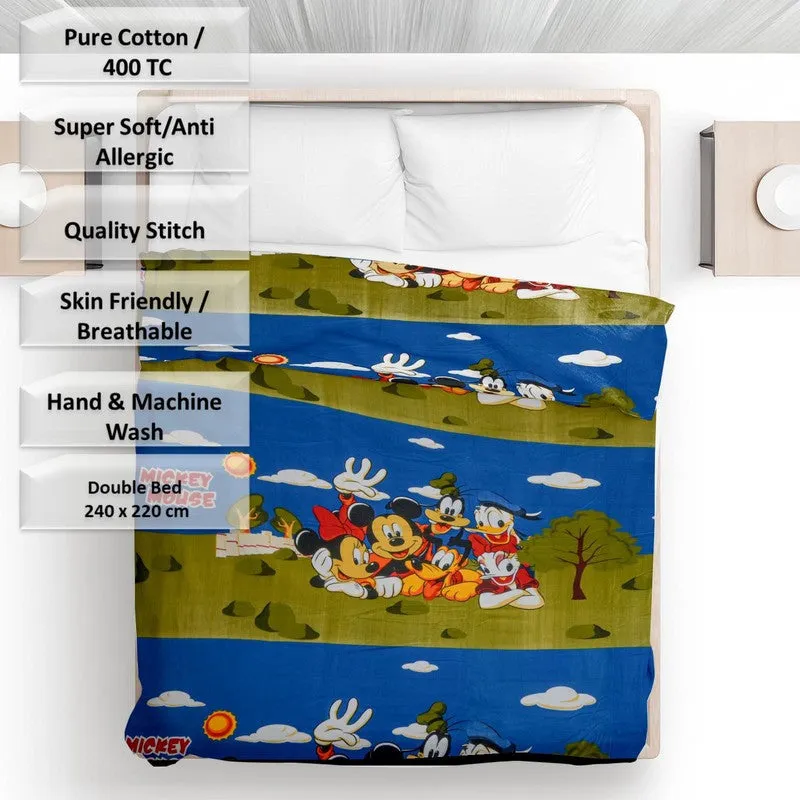 Cozydrape Cartoon Cotton Kids Dohar (Blue) - 400 TC media 8
