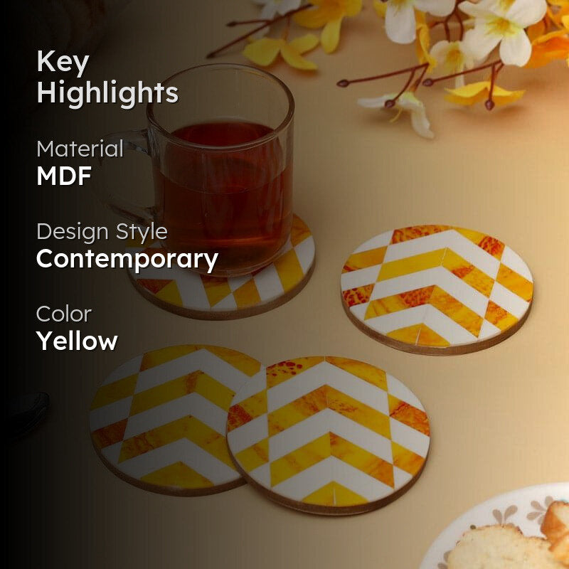 Riva Zig Zag Coaster - Set Of Four media 2