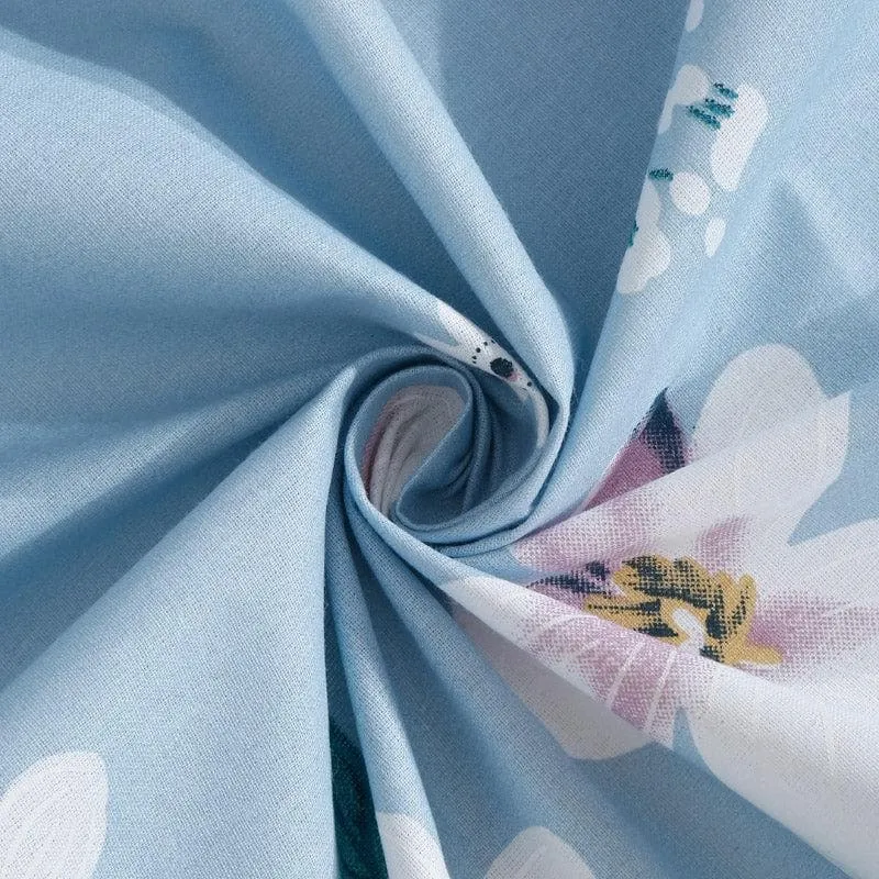 Mitusha Printed Cotton Bedsheet (Blue) - 200 TC media 5