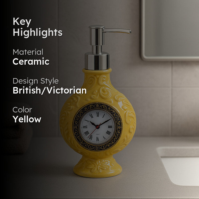 Antique Timer Soap Dispenser - Yellow media 2