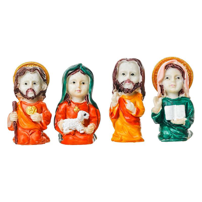 Eternal Nativity Resin Figurine - Set Of Four media 4