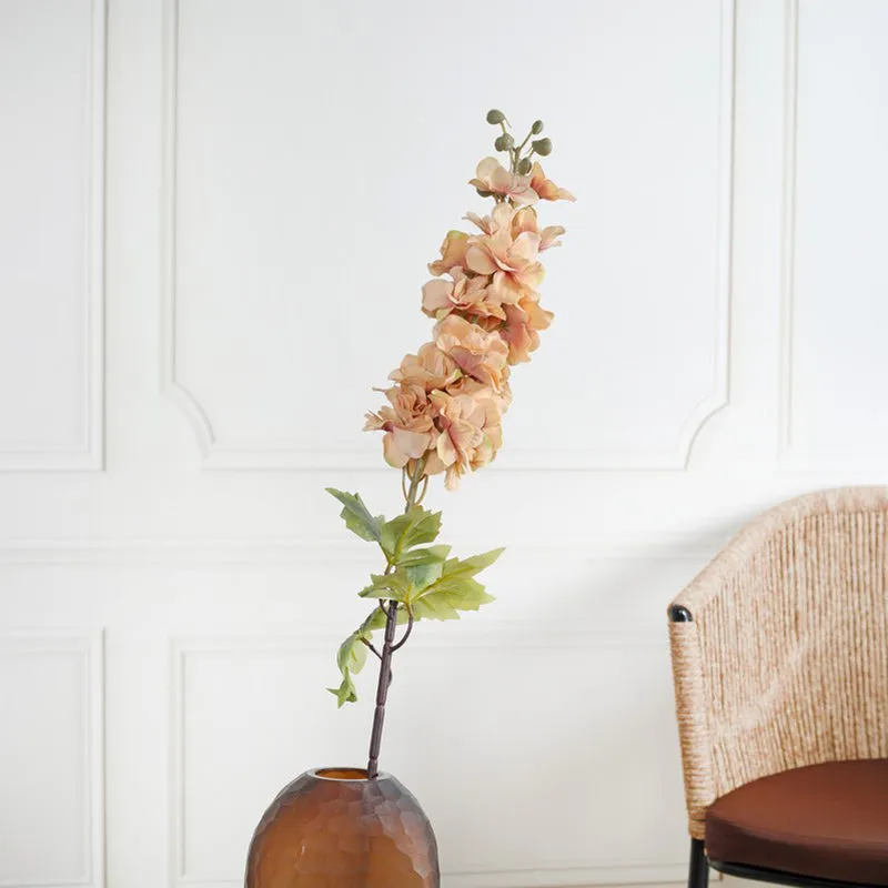 Petalya Wisteria Fabric Artificial Flower - Beige media 4