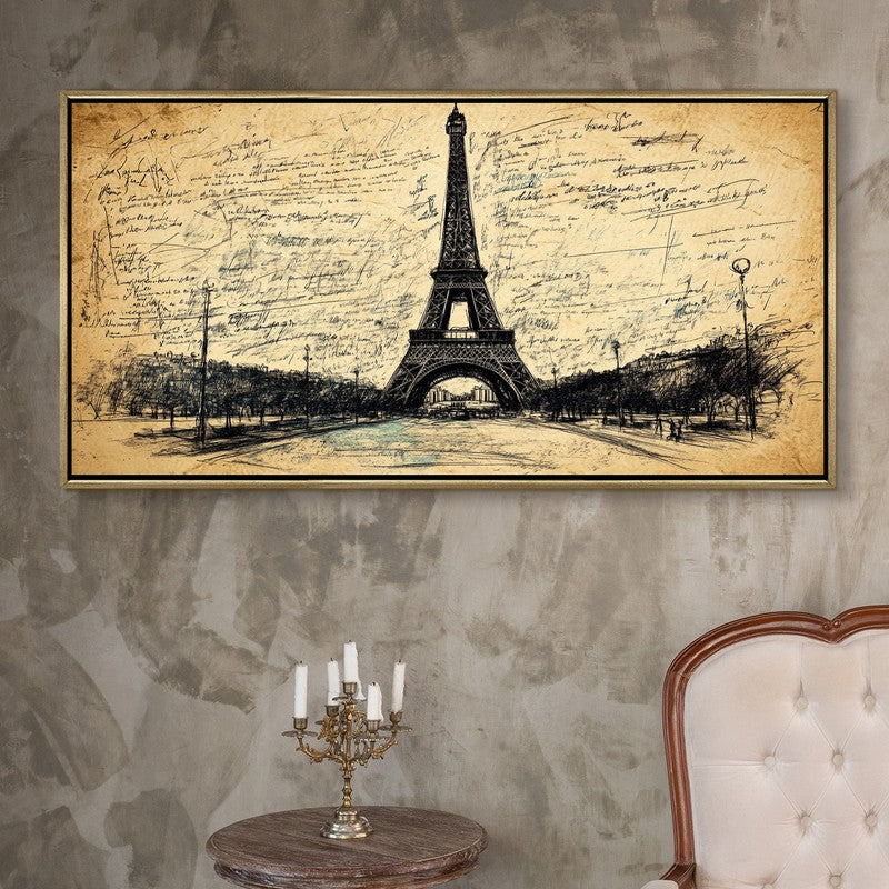 Sonnet Canvas Wall Painting With Frame