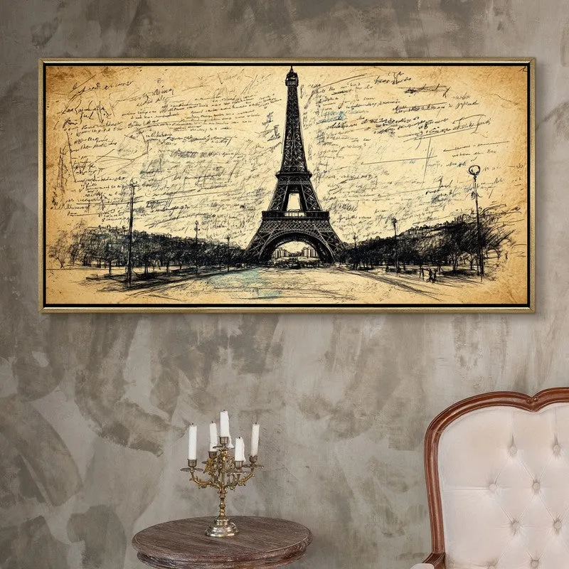 Sonnet Canvas Wall Painting With Frame media 1