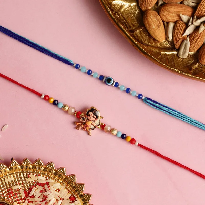 Shri Rama Rakhi with Roli Chawal - Three Piece Set media 3