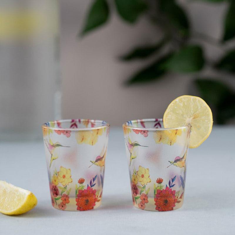 Humming Bliss Frosted Shot Glass (30 ml) - Set Of Four