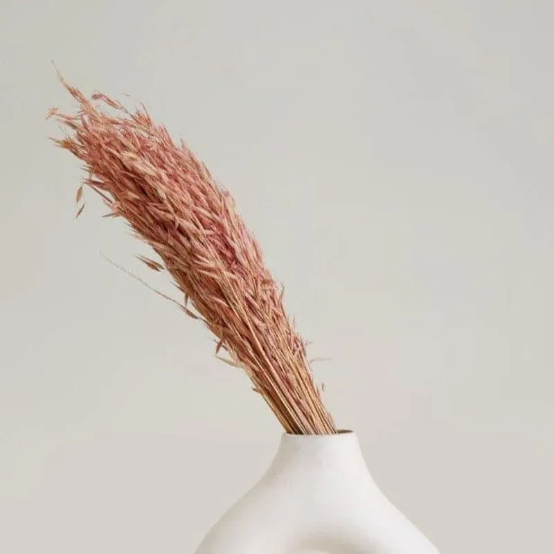 Hazo Millet Grass Dried Havana Grass Bunch - Pink media 1