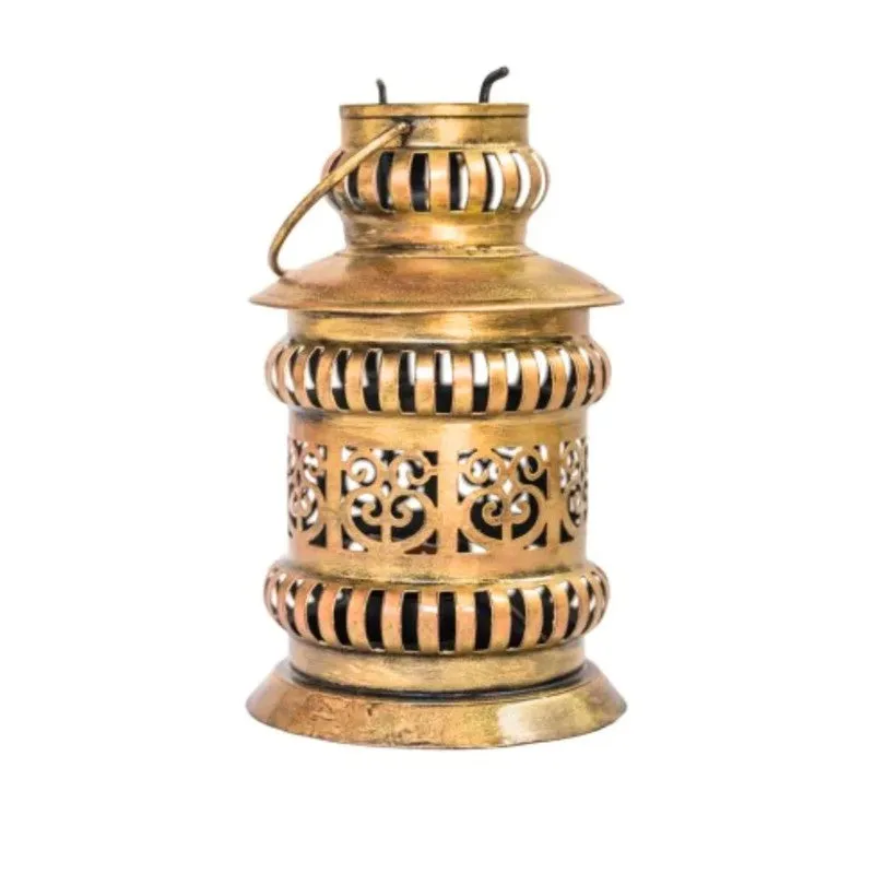 Hanging Lantern Glow Iron Tealight Candle Holder media 3
